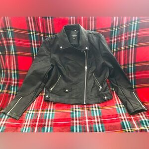 CoffeeShop Faux Leather Jacket